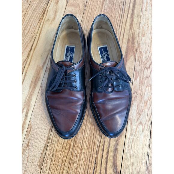 Bragano by Cole Haan Italian Oxfords Brown Leather Dress  display picture 2